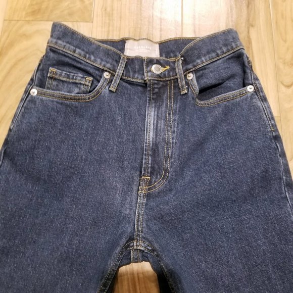 Everlane Original Cheeky Jean Organic Cotton Womens Size 25 Crop 26x26 - Picture 4 of 13